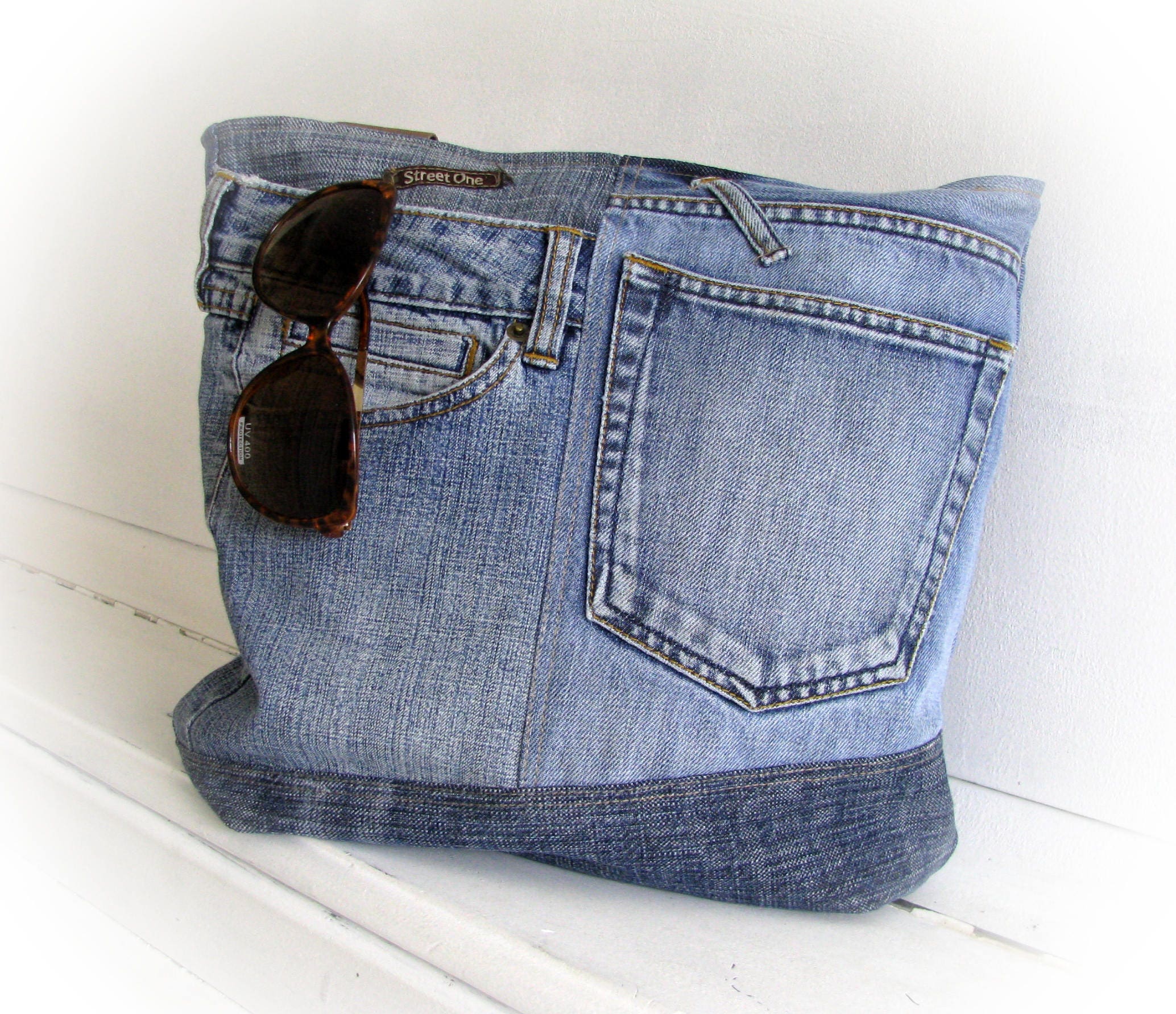 denim jean bag