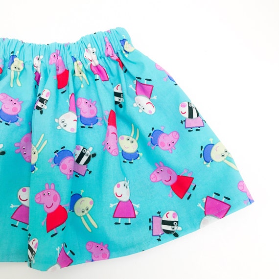 Items similar to Peppa Pig Skirt Set on Etsy