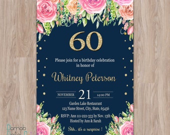 30th Birthday Invitation 30th Birthday Invitation for Women