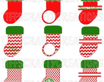 Christmas svg christmas design svg stocking monogram christmas svg files christmas cricut holiday vector holiday svg stocking cut files
