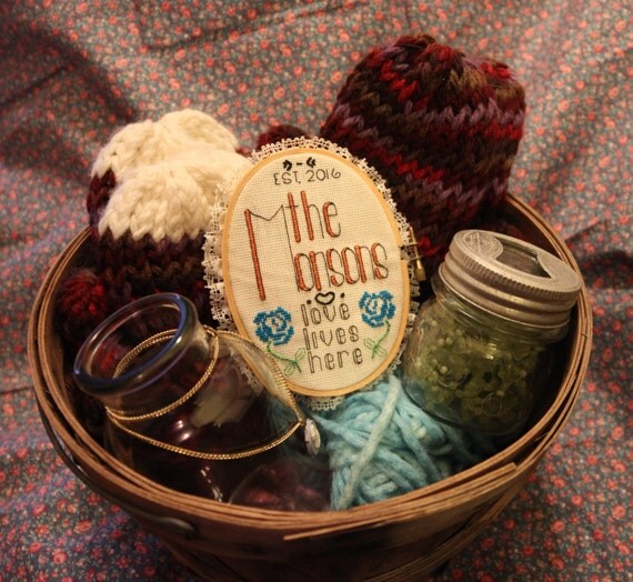 Cozy Couples' Gift Basket Custom Wedding or Anniversary