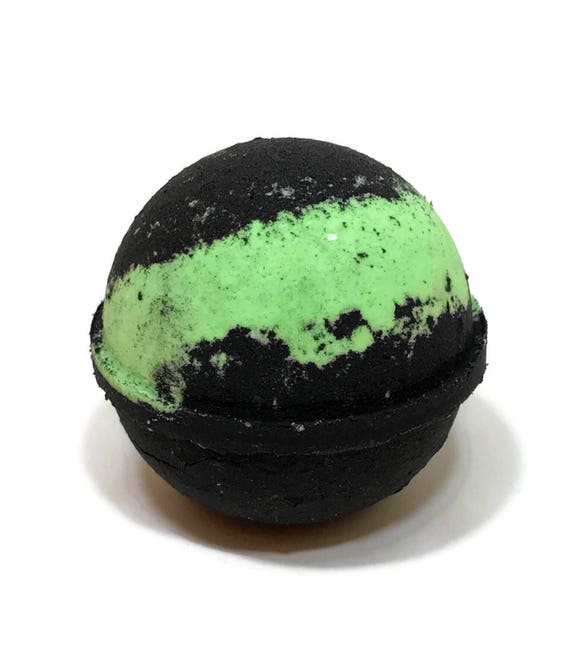 Black Bath Bomb Amber Romance Bath Bombs Bathbomb Goth