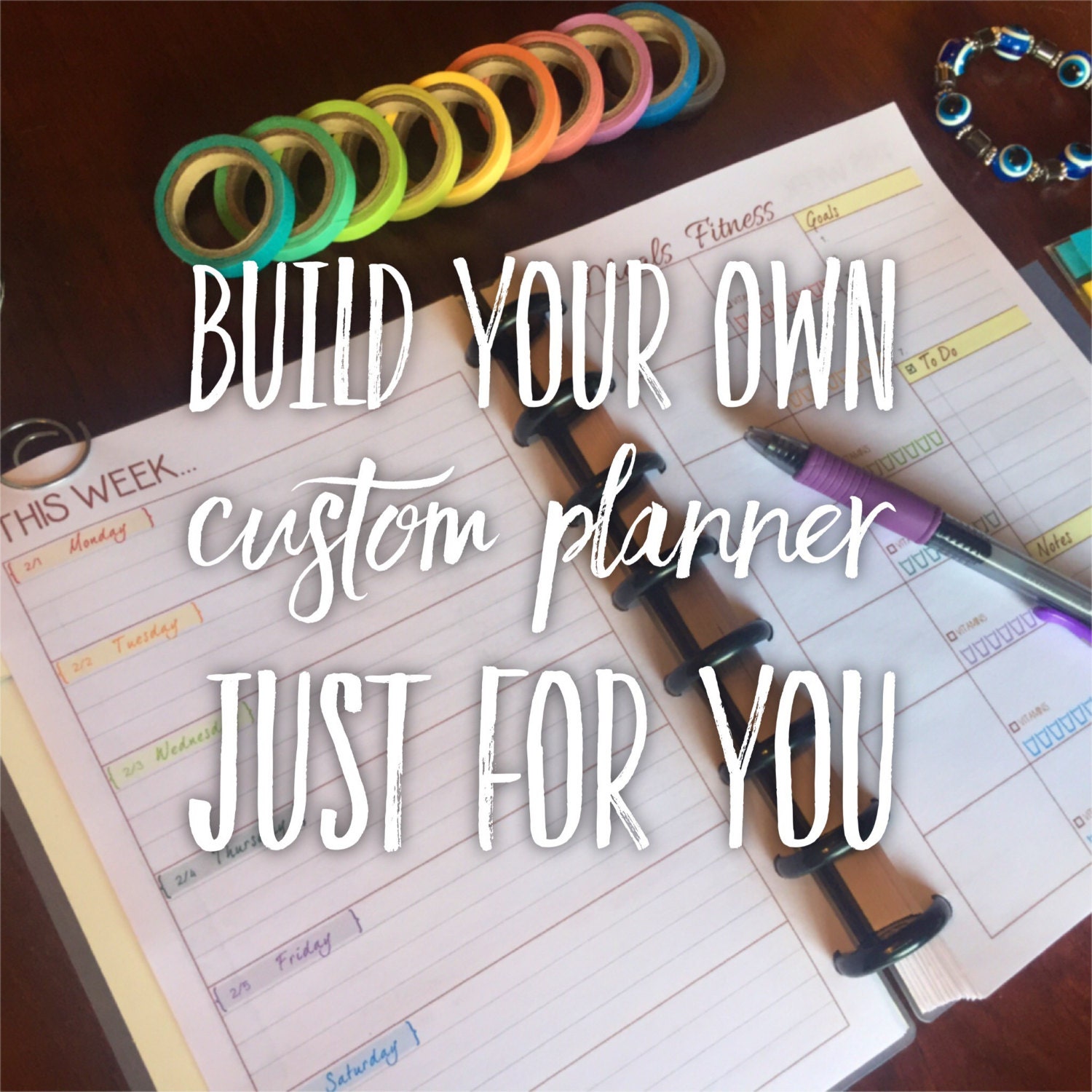 Build your own 2017 planner book custom by ThisIsHowSheDoesIt