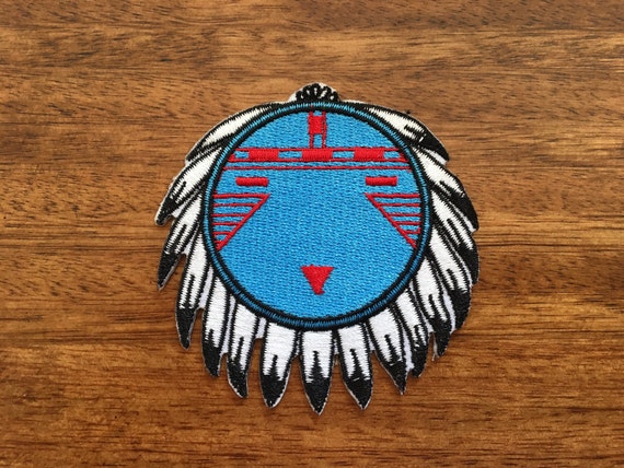 Native American Patch Iron on patch tribal patch