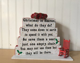 Christmas in Heaven What do they do Christmas Block Set