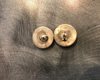 Stud Earrings wrapped in sterling.