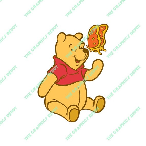 Winnie the Pooh SVG file DXF file EPS file png file