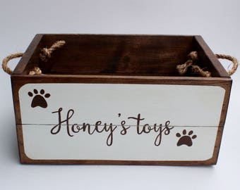 Wood dog crate | Etsy