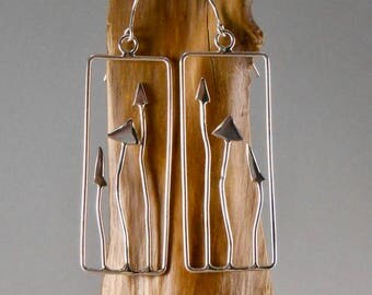 hedgerow sterling silver earrings