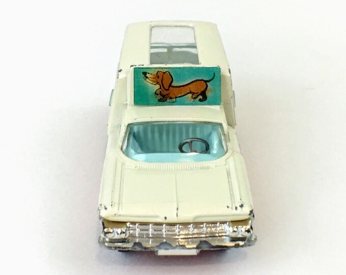 Vintage Corgi Toys Chevrolet Impala Kennel Service Wagon #486 Diecast Toy Car