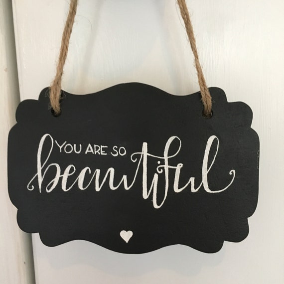 Mini chalkboard sign Door Sign Custom Chalkboard Quote