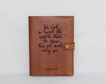 Leather bible cover, bible case, personalized bible cover, bible journaling, bible cover leather, book cover, bible cover pattern