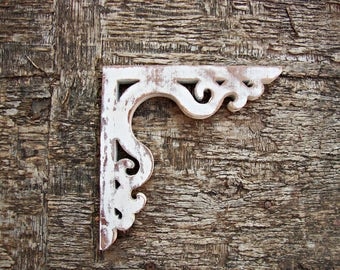 Victorian Wooden Corbel Shabby Chic Farmhouse Decor Wood Screen Door Brackets
