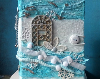 Mixed Media Journal, Handmade Journal, Notebooks, Art Journal