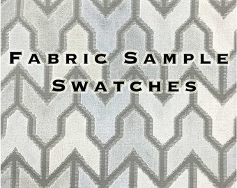 Fabric Sample Swatches - Upholstery Fabric - Pillow Fabric - Drapery Fabric - Velvet Fabric, Chenille Fabric, Vinyl Fabric, Woven Fabric