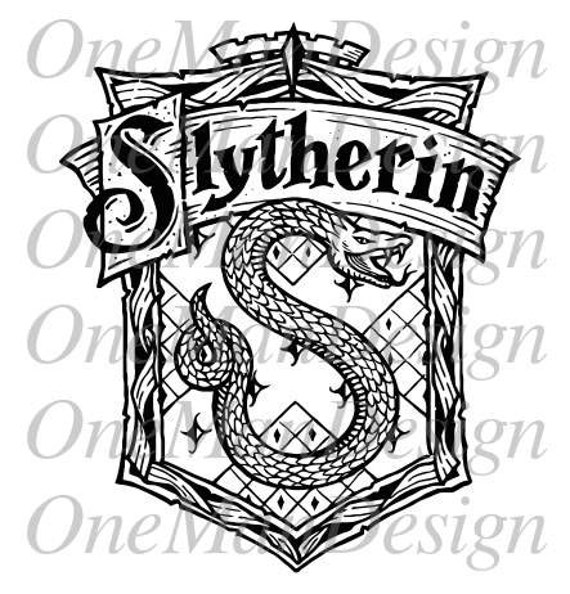 Slytherin Harry Potter House Logos