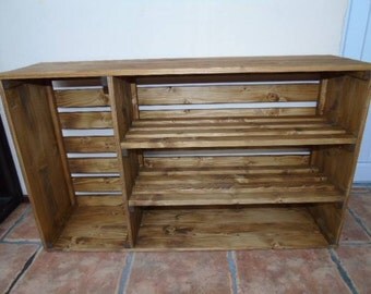 BRAND NEW Handmade Rustic Style Wooden Shoe Rack Cabinet Many Colours And Sizes BRAND NEW Handmade Rustic Style Wooden Shoe Rack Cabinet Many Colours And Sizes