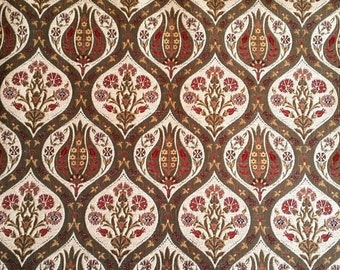 SALE!!!FedEx!!!by the Meter,Yard,Tulips,Chenille,Jacquard, Ethnic,Tribal,Turkish,Ottoman Chenille Upholstery Fabric, Fabrics