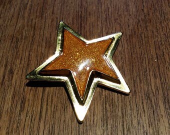 Vintage brooch star ESCADA / Vintage star Broch ESCADA