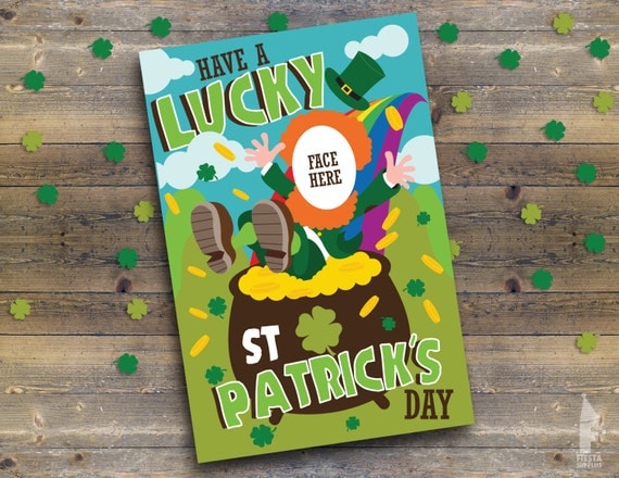 St Patrick's Day Party Printable Photobooth Props