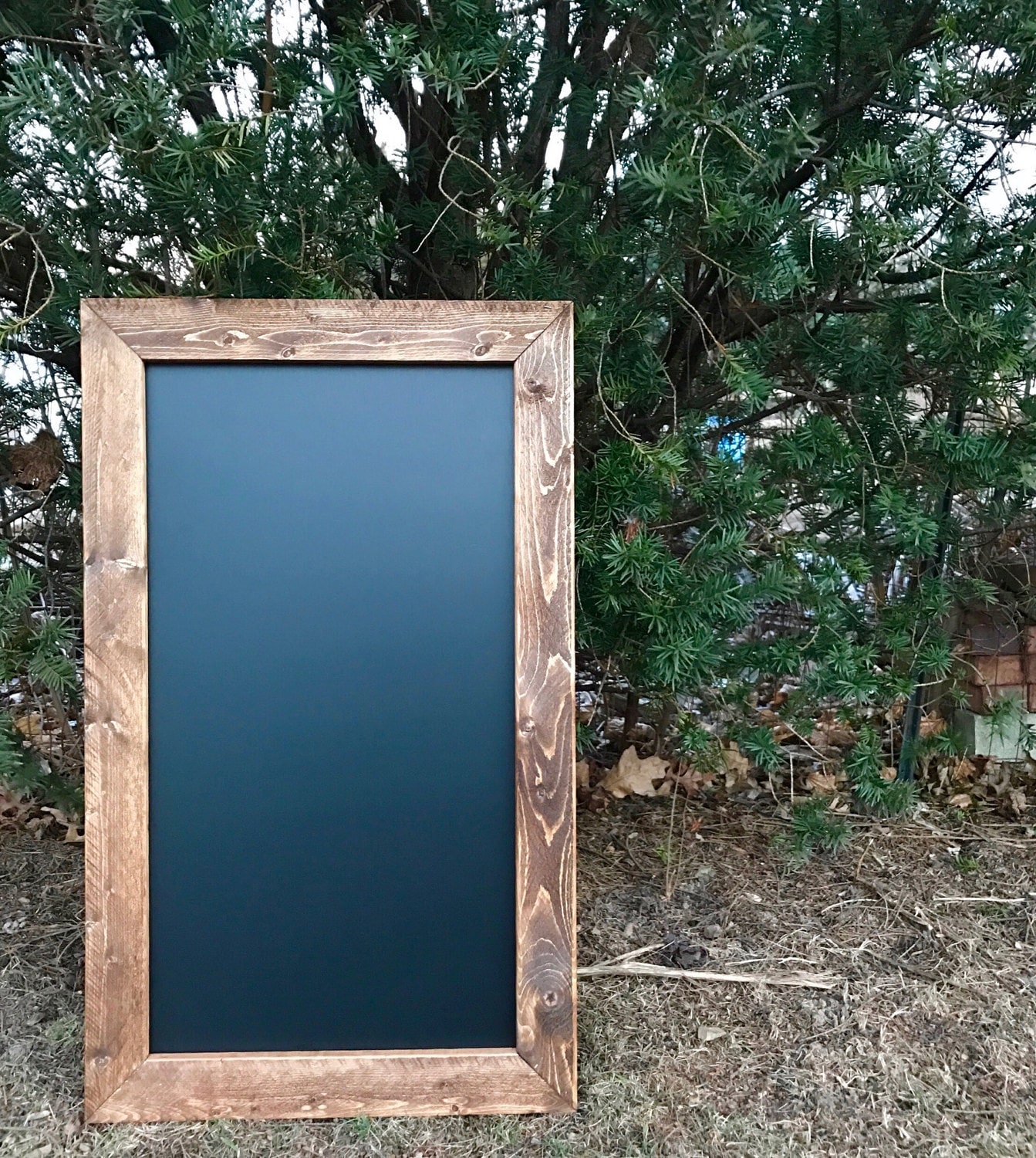 Large Rustic Framed Chalkboard Sign Rustic Wedding Wedding