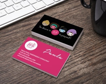 Perfectly Posh Business Card - Home Office Compliant - Personalized - Customizable - Pampered - Diverse Group