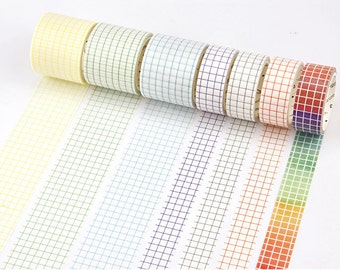 Grid Washi Tape - Note Tape, Journal/Planner/Sracpbooking Supplies