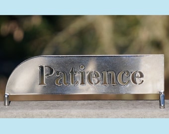 Patience sign | Etsy