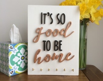 Modern key rack | Etsy