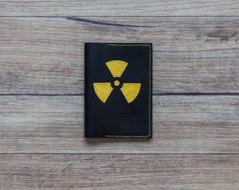 Passport Cover - Leather Passport Holder- Radiation Passport Cover