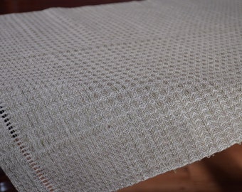 Handwoven linen table runner Linen tablecloth Handwoven tablecloth