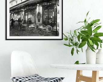 Paris street drawing, Oryginal drawing, Parisian style, Drawing from Paris, Sketch from Paris , Art from Paris, Cafe montmartre, Montmartre