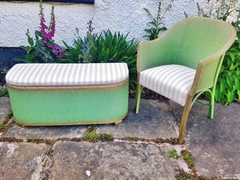 Lloyd Loom Ottoman Lloyd Loom Blanket Box storage box