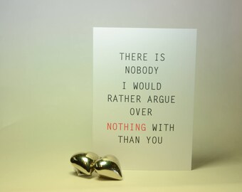 Boyfriend Birthday Card - Girlfriend Birthday Card - Wife Birthday - Husband Birthday - Anniversary card - Funny Anniversary Card