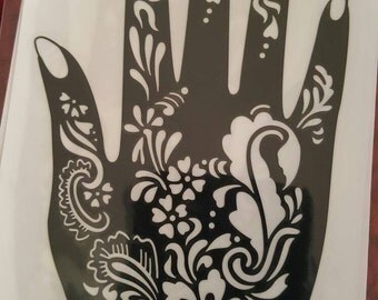 Henna stencil | Etsy