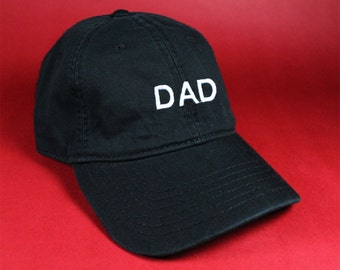 DAD Black Pink White Dad Hat Dad Cap Baseball Hat Baseball Cap Embroidered Low Profile Casquette Strap Back Adjustable Cotton