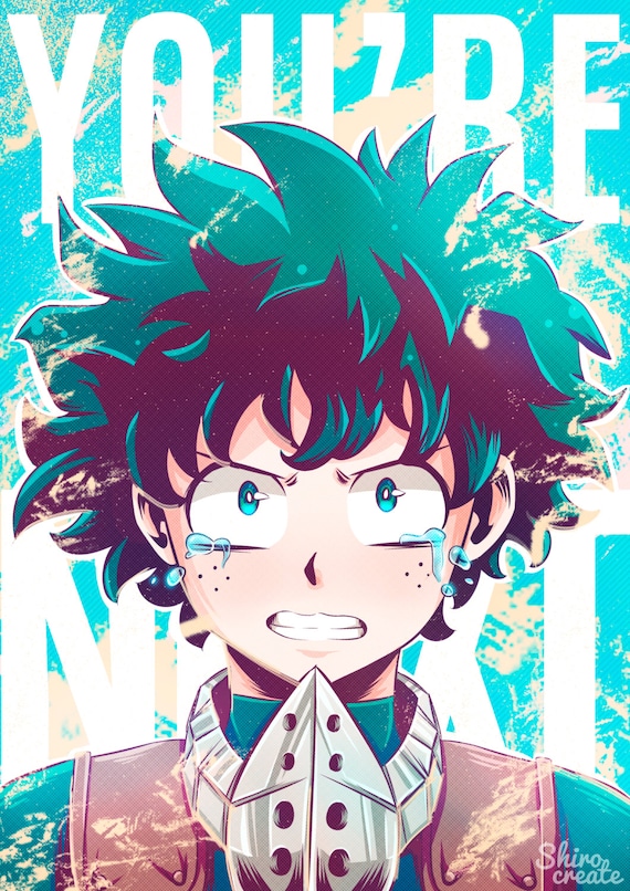 Items similar to Poster - Boku no Hero Academia - Deku You're Next on Etsy