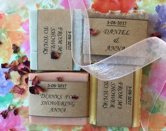 Wedding favors, bridal shower favors, rustic favors, rustic wedding, baby shower favors, party favors, handcrafted favors, mini soap favors