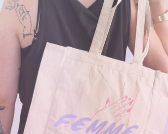 Pastel Femme Tote Bag
