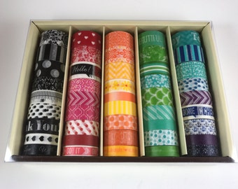 45 Pcs Recollections Washi Tape / Crafting Tape / Washi Tape Set / Planner Accessories / Adhesive Tape / Scrapbook Supply / Creative Crafts