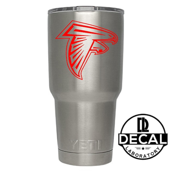 Yeti Decal Sticker - Atlanta Falcons Decal Sticker For Yeti RTIC Rambler Tumbler Coldster Beer Mug