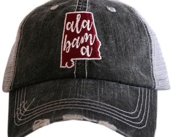 Alabama State Hats - Bama Hats - Trucker Hats - Adorable