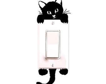 The Rightful Spot for a Cat Wall Sticker