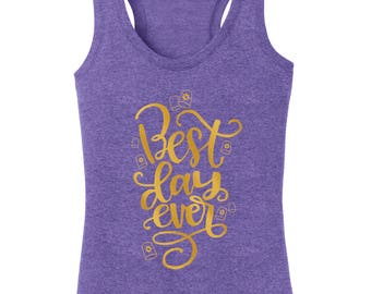 Tangled Best Day Ever tank top Disney shirt ladies woman in plus and misses sizes racerback family vacation epcot disneyland disney world