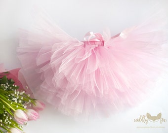 Pink tutu, baby pink tutu,tutu skirts, pink tutu skirts, toddler tutus, birthday girls tutu, baby tutu, light pink tutu