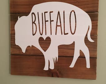 Buffalove- Buffalo, NY Pallet Sign