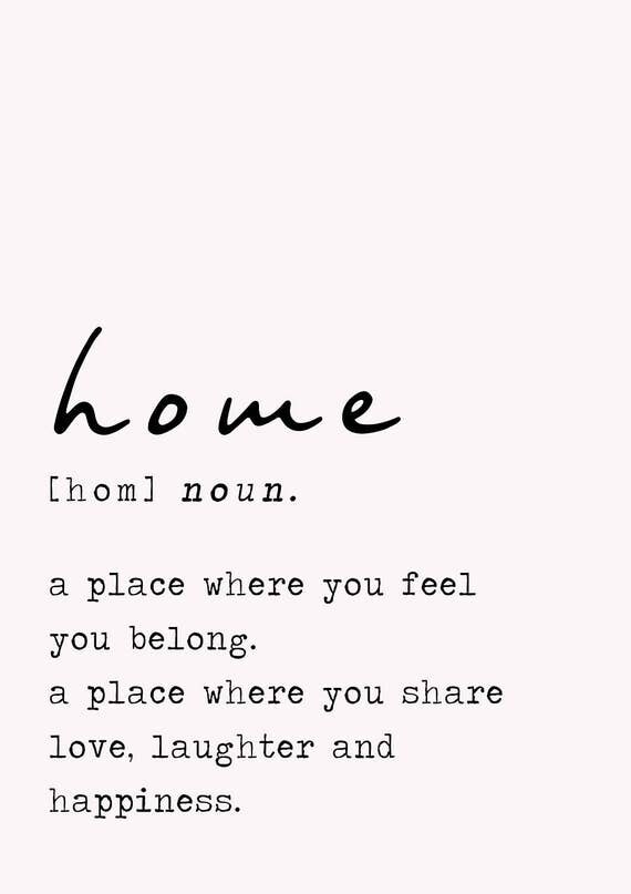 home-definition-print