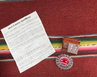 Vtg 1969 Walk-A-Matic Pedometer Chadwick Miller #76333 New Old Stock