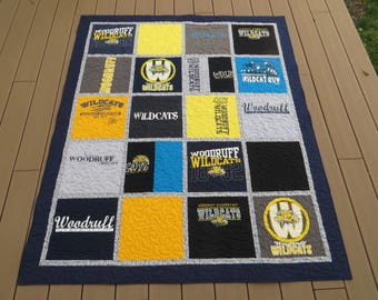 Custom T-Shirt Quilt - Memory Quilt - Tshirt Quilt -