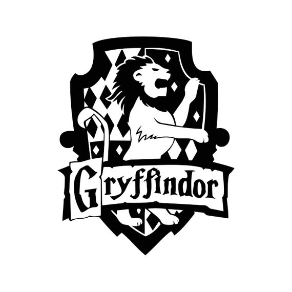Download Gryffindor Harry Potter House Badge Crest Graphics SVG Dxf EPS